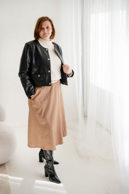Sukně Dafné karamelová — foto 4