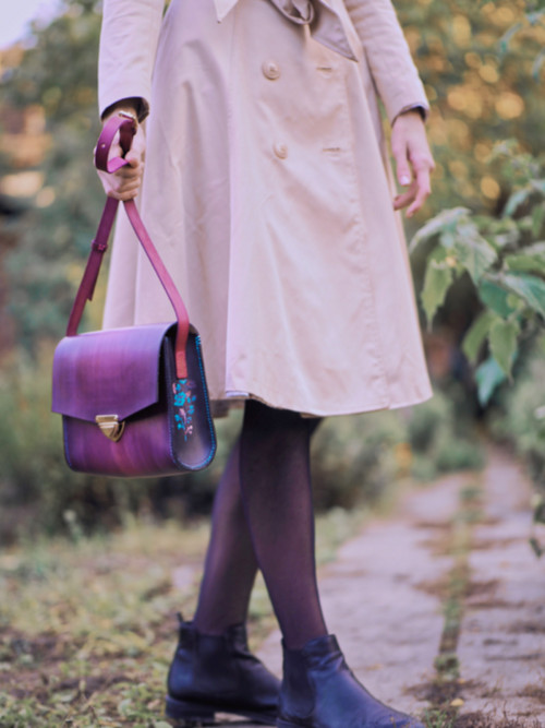 Kožená kabelka Violet — foto 2