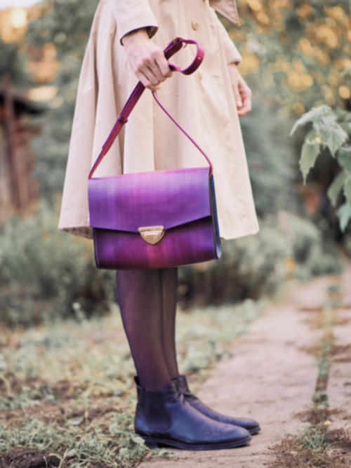 Kožená kabelka Violet — foto 4