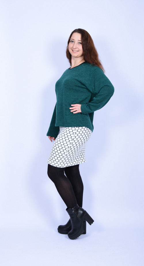 Oversize svetr lahvová Naomi — foto 3