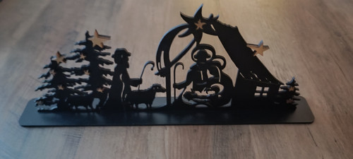 Vánoční dekorace betlém. — foto 2