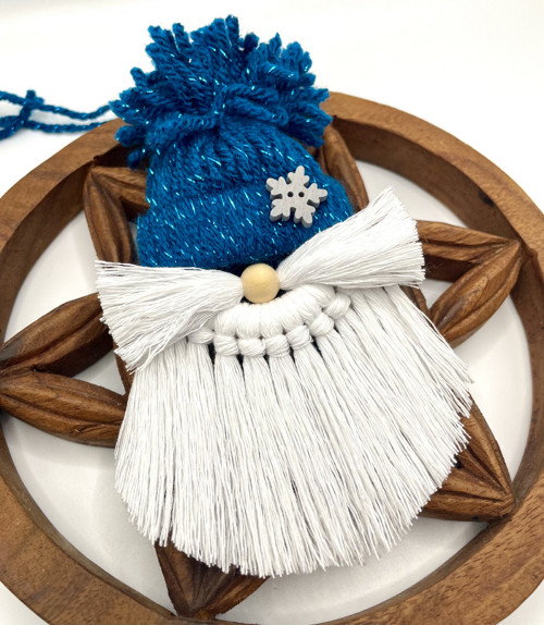 Macramé skřítci - modrá — foto 2