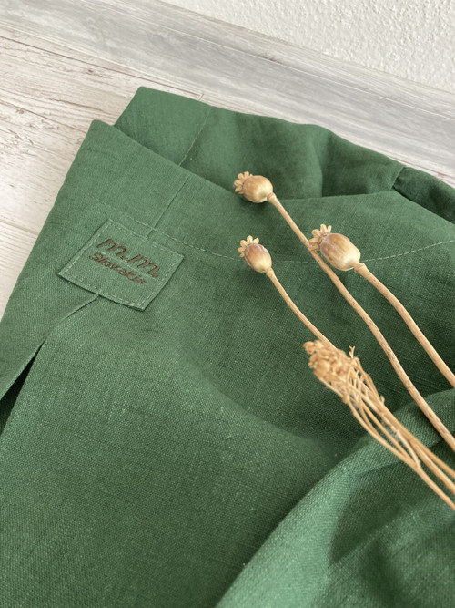 TOP/BLúZA ĽAN-ová / dark Green/ — foto 3