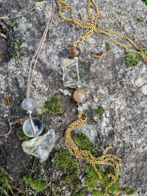Náhrdelník Andara , křišťál , křemen — foto 2