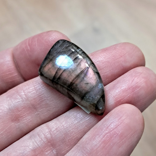 Labradorit, ID 4390, 26x15 mm - výprodej — foto 3