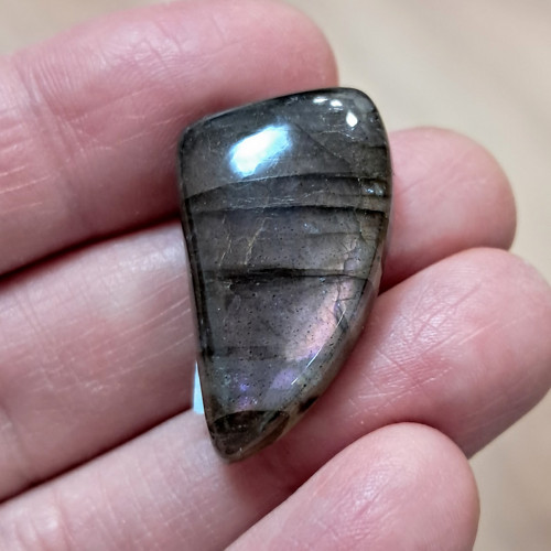 Labradorit, ID 4390, 26x15 mm - výprodej — foto 2