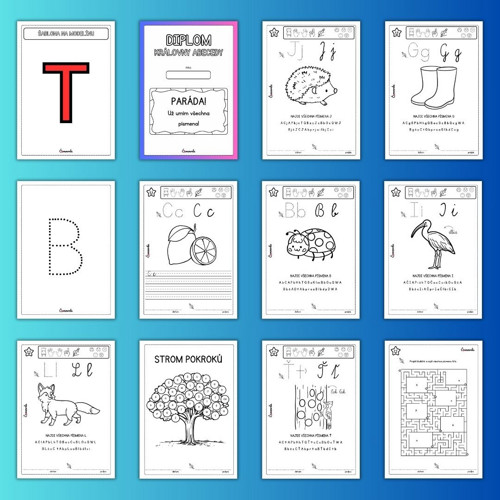 Pracovní listy - Abeceda (PDF k tisku) — foto 3