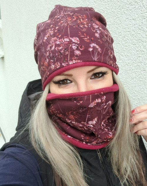 Pampelišky bordo.....Čepice — foto 6