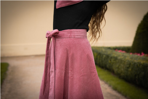 Půlkolová Manšestrová Silnější - Starorůžová — foto 6