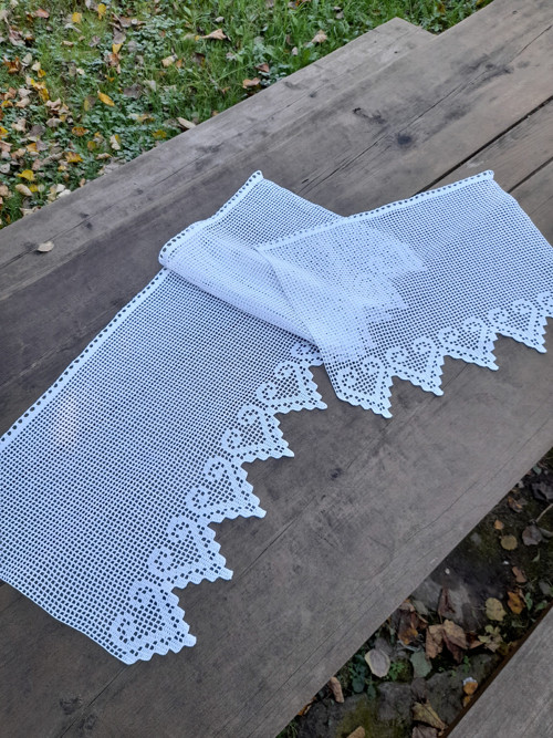 Háčkovaná záclonka — foto 3