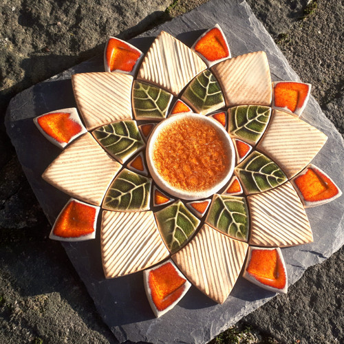 Mandala z keramických komponentů 102 — foto 3