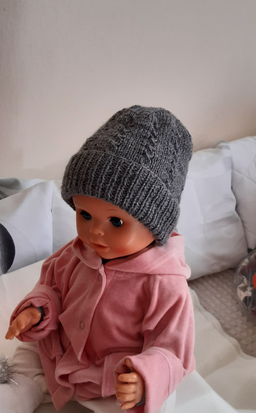 Čepice Sonja tmavě šedá — foto 2