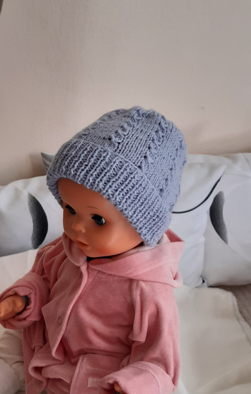 Čepice Sonja šedomodrá — foto 5