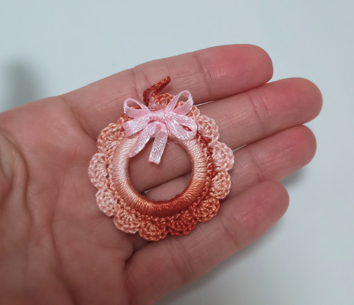 Vánoční vločka - 4 cm — foto 4