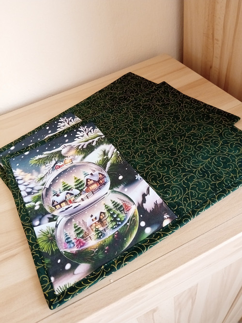 Vánoční podložky - baňky — foto 2