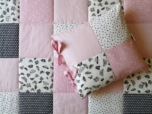 Oboustranný PATCHWORK povlak + barevná výplň — foto 6