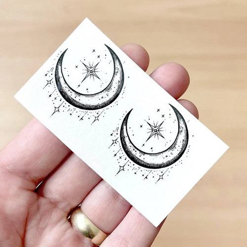 Dočasné tetovačky Tiny Tattoos Měsíc T0035 — foto 4