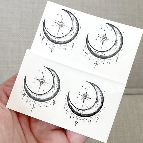 Dočasné tetovačky Tiny Tattoos Měsíc T0035 — foto 6