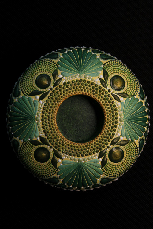 Mandala - Svícen DotArt - akryl. — foto 6