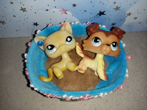 LPS - Littlest Pet Shop - pelíšek modrý — foto 3