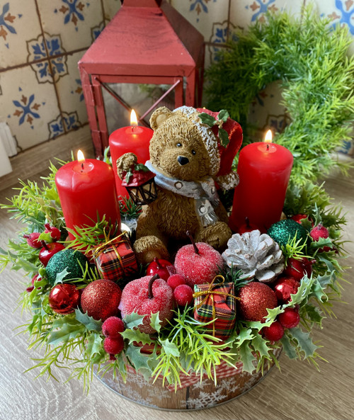 Adventní svícen Medvídek — foto 5