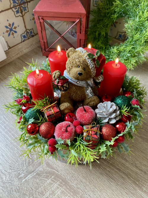Adventní svícen Medvídek — foto 6
