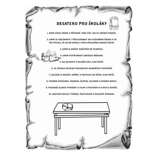 719/ Desateto pro ŠKOLÁKY - pergamen — foto 2