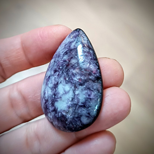 Lepidolit, ID 4415, 40x28 mm — foto 3