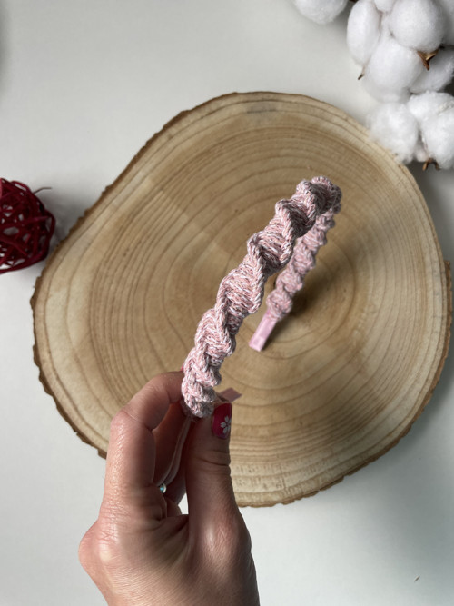 Macrame dětská čelenka - kroucená — foto 2