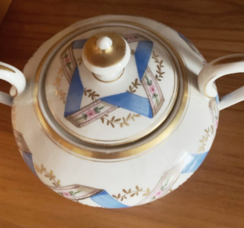 Cukřenka porcelánová starožitná — foto 3