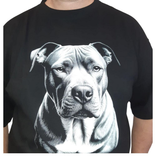 Pánské tričko Pitbull, černé, vel. XL — foto 2