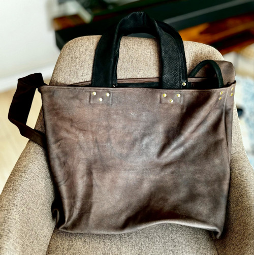 Dámská handmade kabela Káva — foto 3