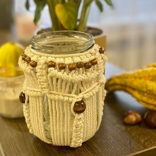 Svícen / váza macramé 2 — foto 6
