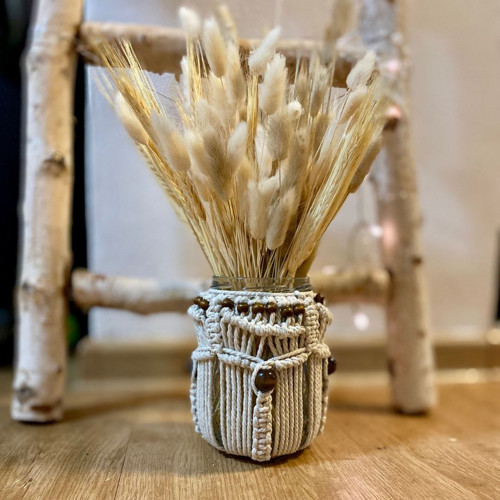 Svícen / váza macramé 2 — foto 2