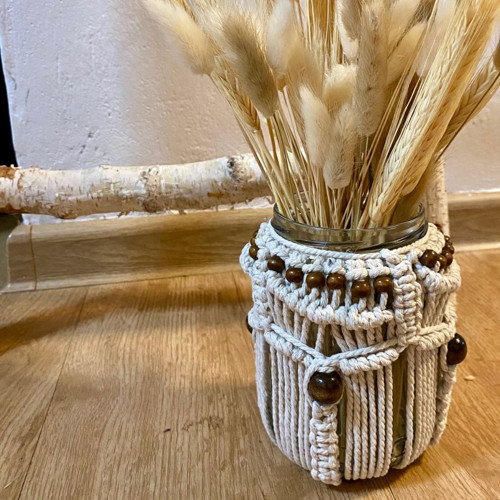 Svícen / váza macramé 2 — foto 3