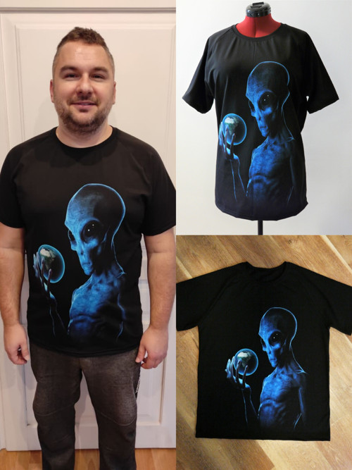 Tričko - mimozemšťan vel. S - 4XL — foto 2