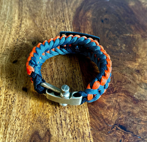 Pánský náramek paracord Vlk — foto 2