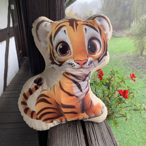 Tygřík - 3D polštář — foto 2