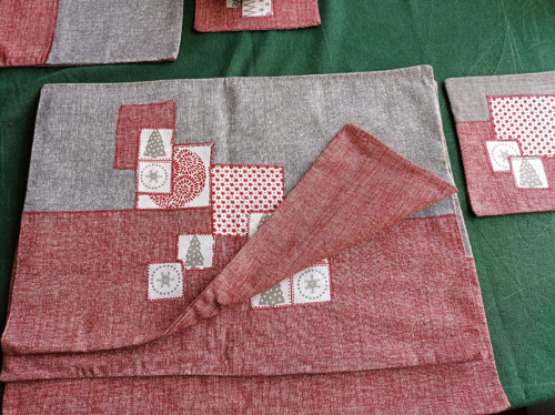 Patchwork prostírání vánoční — foto 2