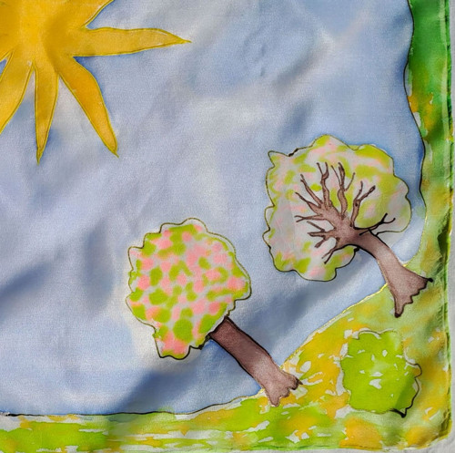 4 roční období - šátek 55 x 55 — foto 2