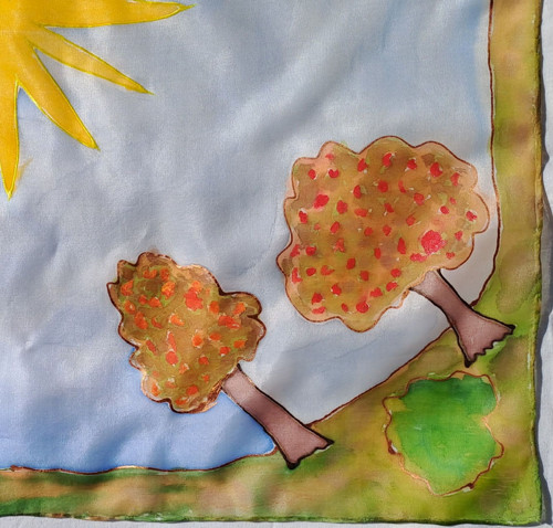 4 roční období - šátek 55 x 55 — foto 4