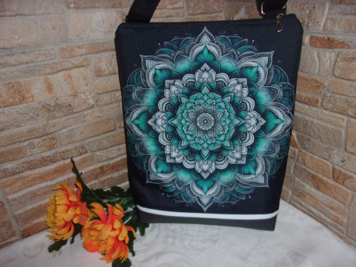 Tyrkysová mandala - crossbody — foto 2