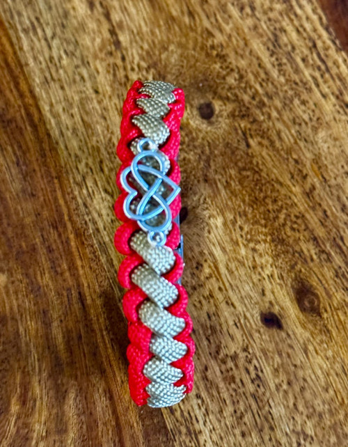 Dámský náramek paracord Láska — foto 3
