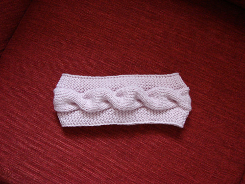 Dámská čelenka - lila — foto 2