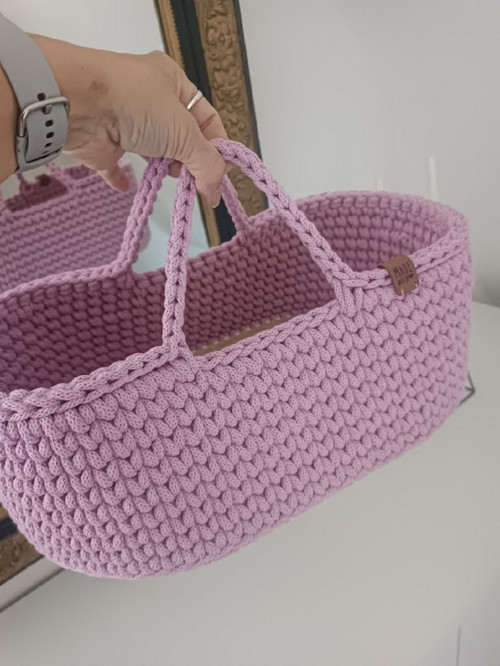 Mojžíšův koš - postýlka pro panenky — foto 3
