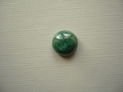 Kabošon - malachit 10 mm, č.17Df — foto 2