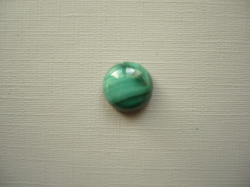Kabošon - malachit 10 mm, č.28Df — foto 2
