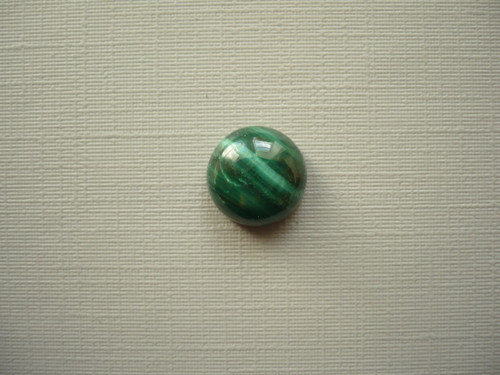Kabošon - malachit 10 mm, č.38Df — foto 2
