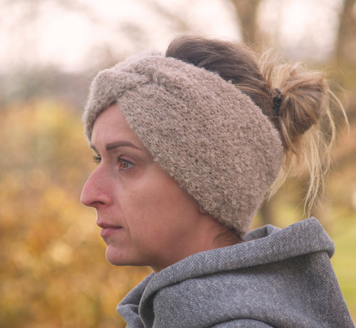 Čelenka alpaka bouclé — foto 3