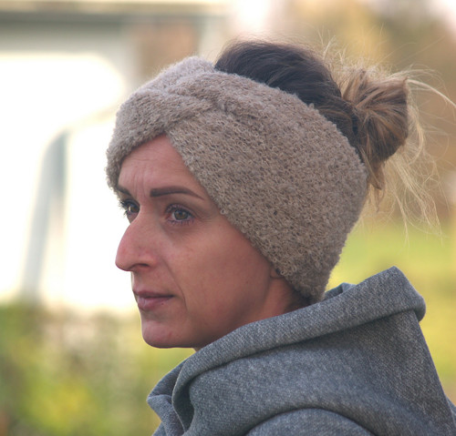 Čelenka alpaka bouclé — foto 4
